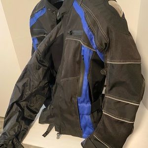 Motorcycle Riding Jacket w  Protective Pads (Removable) Frank Thomas England NEW